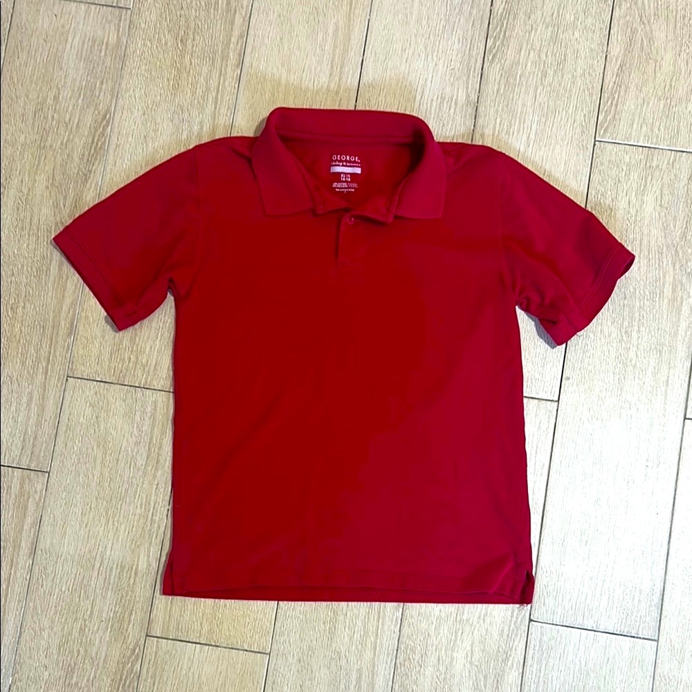 George Unisex Classic Polo Shirt Short Sleeves Meets School Uniform Standard